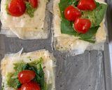A picture of step 2 of Spinach & Pesto Tartlets.