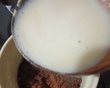 Gambar langkah 3 resipi Chocoffee Pudding.