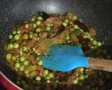 A picture of step 6 of Dal Chingri/Red Lentils with Shrimps.