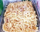 Une image de l'étape 3 de Gratin de pâtes au thon béchamel légère 😋.