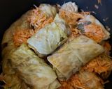Vegán töltött káposzta recept fázis 5 fotója