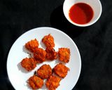 A picture of step 5 of Crispy Fried Bottle Gourd Fritters.