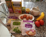 Foto del paso 1 de la receta: Quiche al microondas de calabacín – tomate y aceitunas