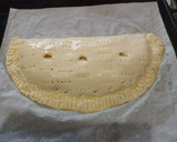 Foto del paso 7 de la receta: Masa de hojaldre sin gluten con pollo, queso y sirope de agave