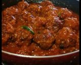 A picture of step 2 of Spaghetti 'and meatballs.
