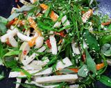 Hình bước làm 3 của món Nộm rau muống chay