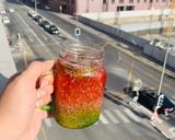A picture of step 3 of Rooh Afza Mojito.