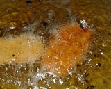 A picture of step 4 of Crunchy Burfi.