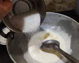 A picture of step 2 of Tricolour Mava Modak.