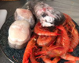 Foto del paso 1 de la receta: Receta número 200: Caldereta de pescado y gamba roja 🦐🦐🦐🦐🦐🦐🦐🦐