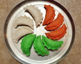 আখরোটের পুর ভরা তিরঙ্গা পুলি(akhroter pur bhora tironga puli recipe in Bengali) রেসিপি ধাপ - 17 ছবি