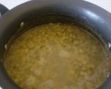 A picture of step 2 of Green mung dal.