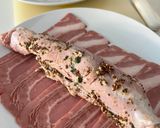Foto del paso 3 de la receta Solomillo de cerdo asado envuelto en bacon y hojaldre