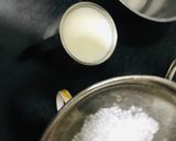 A picture of step 1 of Sabudaana kesari kheer.