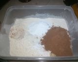 A picture of step 2 of Vanilla chocolate cake.