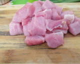 Foto del paso 1 de la receta: Lomo de cerdo en salsa satay