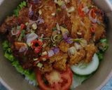 Foto langkah ke 7 dari resep 146. Rice Bowl Chicken Katsu Sambal Matah.