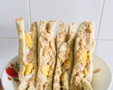 รูปขั้นตอนการทำที่ 3 ของ แซนวิชทูน่าไข่ต้ม🥪