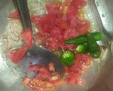 A picture of step 3 of Aloo tahiri.