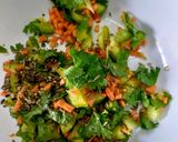 A picture of step 6 of Foxtail Millet Uttapam.
