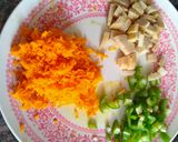 A picture of step 1 of Raw turmeric amla ginger and green chilli pickle.