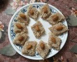 A picture of step 3 of Thenga/Coconut Burfi.