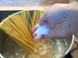 Mỳ Ý phô mai thịt xông khói 15 phút bước làm 1 hình