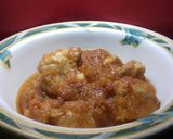 A picture of step 6 of Boneless Chicken Manchurian Curry 👌.