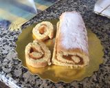 Foto del paso 4 de la receta: Brazo de gitano relleno de mermelada de durazno