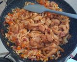 Csirkemelles- tejfölös tortilla 🌯🌮🌯 recept fázis 3 fotója