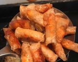 Hình bước làm 1 của món Nem gỏi chả ram tôm đất Bình Định