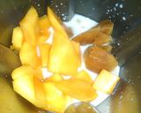 A picture of step 3 of Tropical Fruity Sagodana Shake.