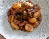 Foto del paso 6 de la receta: Gnocchis con salchichas y salsa de champiñones