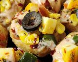 A picture of step 6 of Panipuri Pizza.