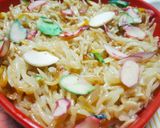 A picture of step 3 of Hand made sewaiyan.
