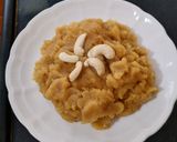 A picture of step 8 of Moong dal halwa.