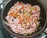 Foto del paso 3 de la receta: Zapallitos de tronco, rellenos con lomito ahumado..