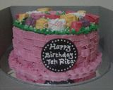 Foto langkah ke 4 dari resep Birthday cake Flower's.