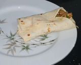 A picture of step 6 of Chicken fajita wrap (tortilla).