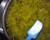 A picture of step 4 of Cabbage-Potatoes Sabji.