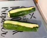 Une image de l'étape 2 de Courgettes grillées aux épices zaatar et piment d’espelette.