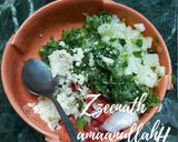 A picture of step 1 of Lebanese Tabbouleh Salad.