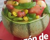 Foto del paso 4 de la receta Ensalada de alubias y melón