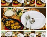 A picture of step 9 of Typical Bong Lunch with Rohu Fish Curry with Cauliflowers & Potatoes 🥔.