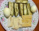 Foto langkah ke 3 dari resep Tahu Tempe Terung Telur (4T) penyet.