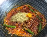 A picture of step 8 of Matar Mushroom Butter Masala.