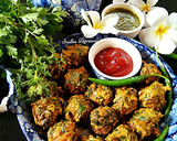 पालक मिक्स पकौड़ा (Palak mixed Pakoda recipe in hindi) रेसिपी चरण 9 फोटो