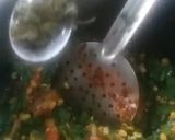 A picture of step 7 of Dal Palak.