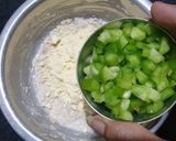 A picture of step 2 of Oats Paneer Chila.