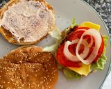 Foto del paso 10 de la receta: Hamburguesas de soja texturizada con patatas fritas